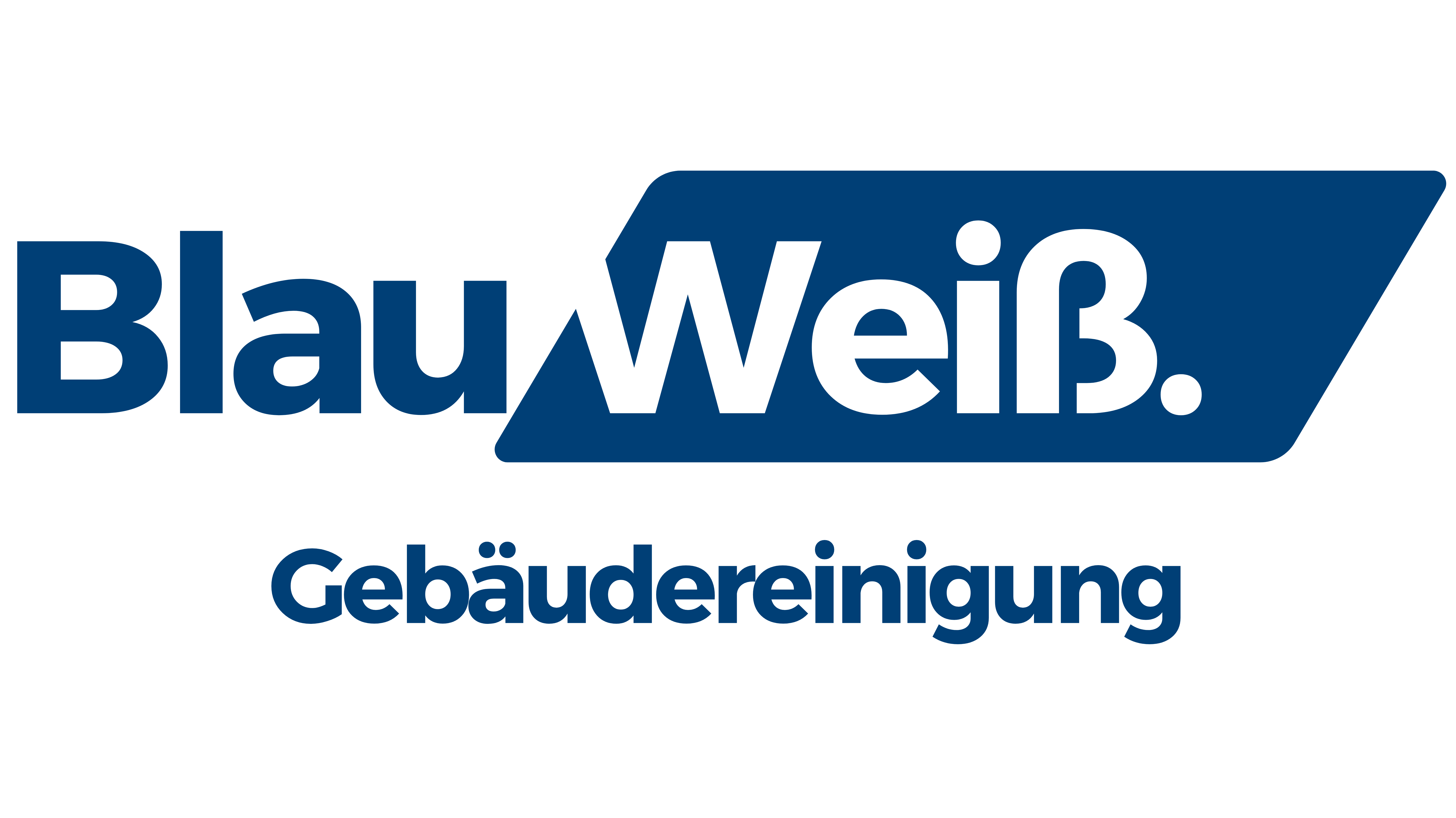 Blau Weiß Gebäudereinigung Logo